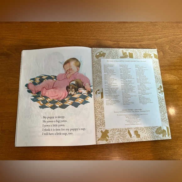 My Puppy Little Golden Book Collectible 1983 Printed in USA - Picture 4 of 6